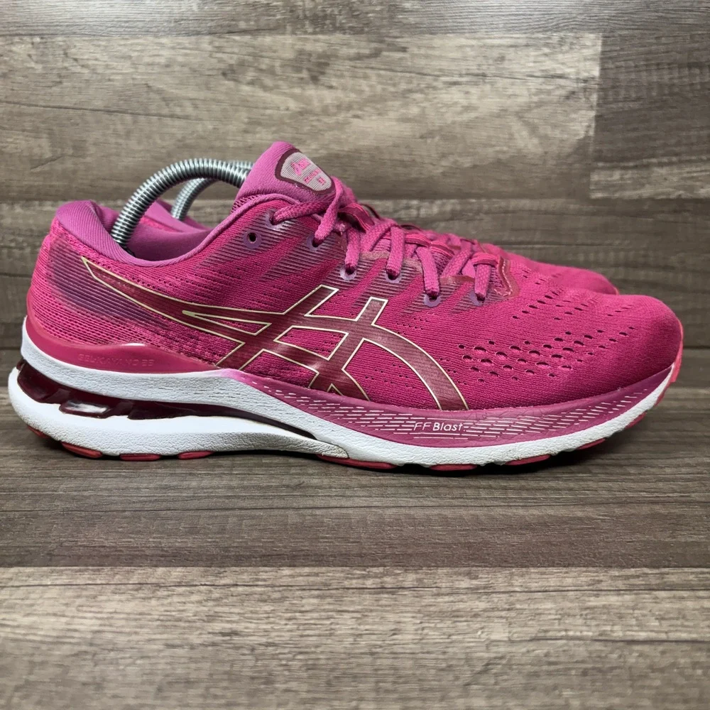Asics Gel-Kayano 28 Pink Purple Womens US Size 12 1012B047 Running Shoes